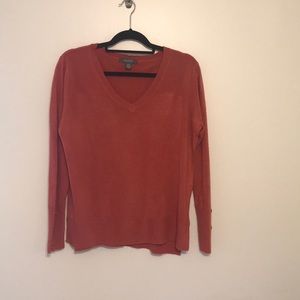 V-neck pullover sweater